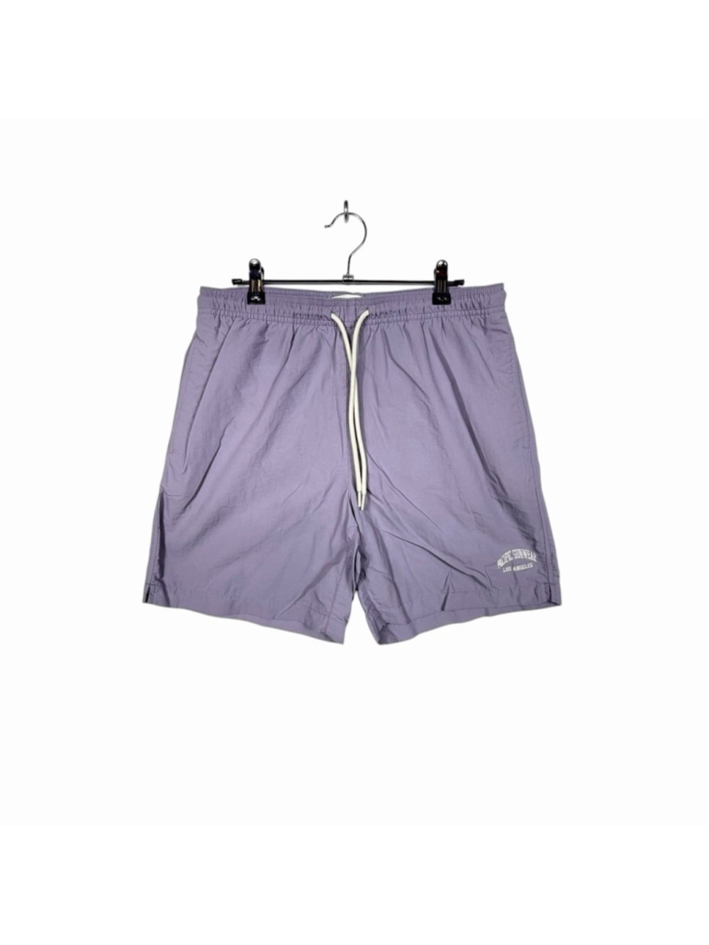 PacSun Pacific Sunwear LA Swim Shorts Purple Lined with Drawstring Mens Medium